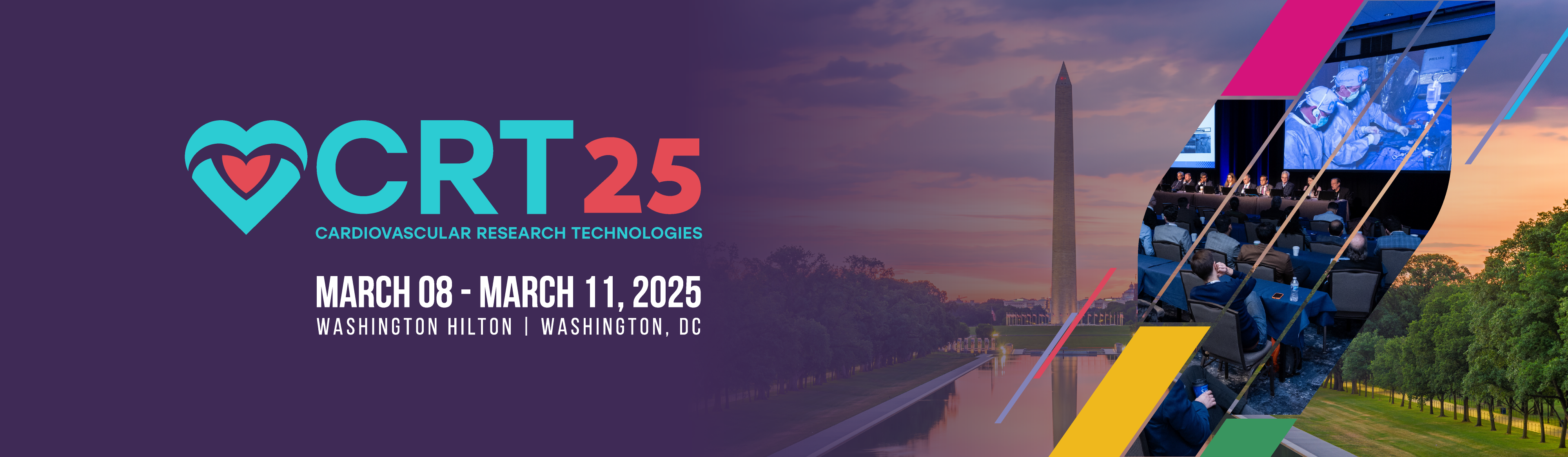 Save the Date: CRTmeeting 2025 in Washington DC, March 8 - March 11. Experience top-tier interventional cardiology presentations, education, innovation, and industry insights. Join leaders in cardiovascular research and technology advancement. #CRTmeeting #InterventionalCardiology #CardiologyConference #WashingtonDC